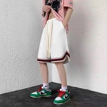 오반바지 아메카지스타일 사이드 줄무늬 키치한 에어매쉬 와이드 슬랙스 루즈핏 캐주얼반바지 오부바지 D084 4995416727