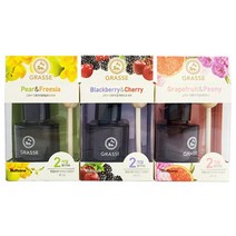 불스원 자동차 디퓨저 방향제 단체 선물 차꾸미기 공기청정 통학차량 머리안아픈 소품, 불스원 그라스디퓨저45ml 자몽피오니, 1개