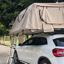 하드탑텐트 루프탑 텐트 면 3인용 제조 업체 SUV 지붕 측면 개방 도어 하드 쉘 텐트자가 운전 여행 야외 빠른 알루미늄 극 방수, [01] 하드 쉘 지붕 텐트 화성 스타일