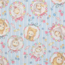 퀼트게이트 프린트원단 캐릭터 원단 퍼니 퍼니 캔디 12 6종 모음 - 1/4yd, 12F 블루