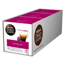 독일직구 NESCAFE 돌체 구스토 에스프레소 48 커피 캡슐 100% 노블 아라비카 원두 특징인 에스프레소 과일 그라나타 석류 노트 삼티게 크림 아로마 밀폐 캡슐 3rd Pack (3 x 16 capsu), 수량, 상세참조
