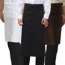 [화이트가운]허리앞치마/허리랩앞치마/요리사앞치마/일식앞치마/조리복앞치마/요리앞치마, 선택02-백색주방앞치마