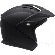 Bell Mag-9 오픈 페이스 오토바이 헬멧(솔리드 매트 블랙 XL) 655846, Solid Matte Black_Large
