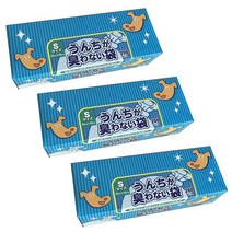 일본직발송 4. 쿠리론카세이 똥 냄새가 나지 않는 봉투 BOS 반려동물용 S사이즈 200매 3박스 세트 B07C89N, One Size_One Color, One Color