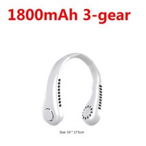 소형 차량용 냉풍기 가정용 이동식 에어쿨러 휴대용 목 팬 1200 mAh 접이식 USB 충전식 블레이드리스 음소거 웨어러블 넥밴드 스포츠 목선풍기 포터블 넥 밴드 선풍기, 없음, white adjustable sil