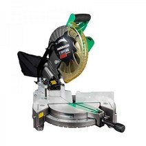 메타보 HPT 10-인치 Miter Saw 레이저 마커 싱글 베벨 컴파운드 15-Amp 모터 C10FCH2S, C10FCH2S Only Metabo HPT