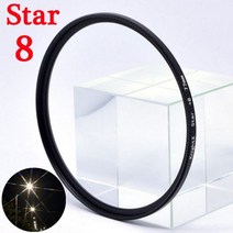 KnightX-Star 4 6 8 라인 필터 캐논 소니 니콘 d3300 라이트 1300d 2000d 700d 200d d70 포토 dslr 49 52 55 58 62 67 72 7, Star 8X filter_40.5mm