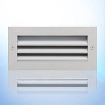 [10 x 10 덕트 홀] 벤트 커버 알루미늄 외부 리턴 그릴 HVAC 측벽 - 외부 에어 루버 방수 및 레인 블록 리턴 그릴. 알루미늄 절대 녹슬지 않습니다. 화이트 [29.5, 10