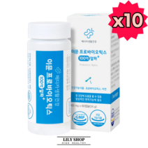 장건강 프로바이오틱스 보장균수100억보장 릴리샵유산균 가족장건강 프로젝트, 10개, 60정