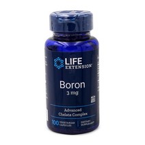 Life Extension 보론 붕소 3 mg 100 베지 캡슐