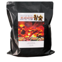프리미엄 참숯, 2kg, 3개