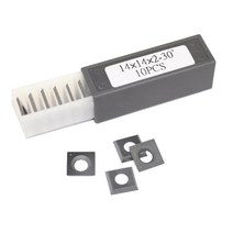 10 개/대 14x14x2mm 도 카바이드 인서트 밀링 교체 Metabo LF724S 액세서리, 한개옵션0