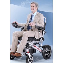 전동휠체어 접이식휠체어 경량전동휠체어 전동휠체어모터 장애인정동휠체어 휠체어 자동휠체어 노인, 수동20A배터리+30km