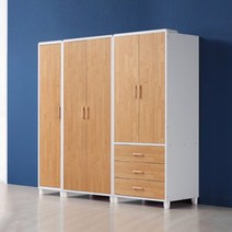 플레인홈 코벤트 3서랍 장롱세트 도어형 2000, 없음/없음/없음