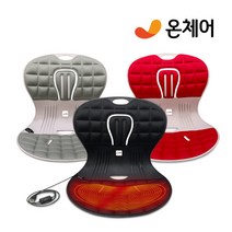 온체어 온열 좌식의자 바른 자세교정, 블랙