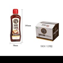 이슬나라 훈제향소스 500g 12개입 1박스, 1개