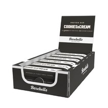 베어벨스 프로틴 바, 쿠키 & 크림, 12개입, 55g