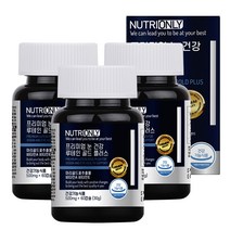 뉴트리온리 프리미엄 눈 건강 루테인 골드 플러스, 500mg/30g/60캡슐, 3개