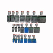 압인기 높이 4mm 7mm 및 12mm muti digits 롤링 고무 도장 번호 롤러 씰, 01 2 digits 4mm