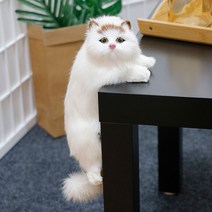 고양이 장식 카페 개업 선물 동물 모형 모조품 피규어, 모냐옹 옵션1
