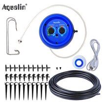 마카롱 몬스테라 알보 안스리움 라디칸스 알로카시아 바리에가타 수경재배 관수시설 부자재 자동 점적 관개 시스템 멤브레인 펌프가 내장 된 29