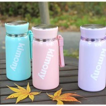 파스텔 키모니 밀크 텀블러 320ml 3color, 베이비핑크