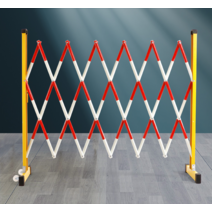 스텐자바라대문 접이식 울타리 펜스 바리게이트 휀스, 1.2 m 높이 x 3 m 길이 노란색