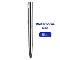 1 PC 미니 휴대용 수중 금속 볼펜 여러 색상 리필 서명 펜 광고 사무실 용품, blue-Waterborne Pen