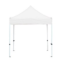 홍캐노피 알루미늄 접이식 행사용 천막 2 x 2 m, 백색, 1개