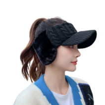 스위메이블 겨울 골프 모자 니트썬캡