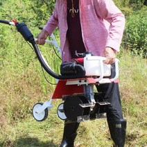 승용관리기 밭가는 텃밭 배수 경작기 쟁기 잡초, 2행정표준 느슨한 흙 바퀴, 1개