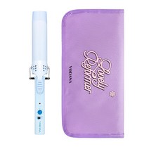 보다나 글램웨이브 봉고데기 프리볼트 36mm + 열방지 빅 파우치 Bong FD36, 크리미블루