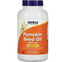 나우푸드 펌킨 씨드 오일 1000mg 소프트젤, 200개입, 1개, 200정