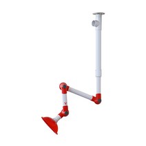 암후드 암 후드 거치 브라켓 연기 흡입 흡연 배기관, 420mm 라운드 커버