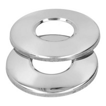 2Pcs 사다리 Escutcheon 플레이트 수영장 커버 5cm 파이프 풀 핸드 레일 교체 부품, 한개옵션0