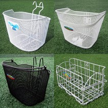 (바이크7) 자전거 바구니 모음, 1개, C) 걸이식 바구니 (화이트) - 소