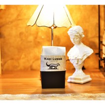 루왁커피 인도네시아 정품 오리지널 100% 가요지방 코피루왁 사향고양이 똥 커피 원두, 200g, 에스프레소용