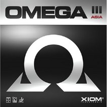엑시옴 (XIOM) 오메가 3 아시아 (OMEGA 3 ASIA) 탁구러버, 2.0, 적색(레드)