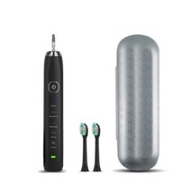 스마트 소닉 전동 칫솔 성인용 충전식 치아 미백 8 개 헤드 Sarmocare S100, s100black and 2 he