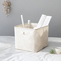 [천삼백케이] [마전동상회] 린넨 패브릭수납함 리빙박스 다용도수납함, 그레이