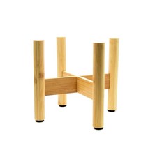 25mm 대나무 1호 내경15cm 우드스텐드 화분물받이 화분받침 물받침 원예용 가드닝 다이