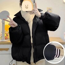 도톰한 패딩 여잔키 겨울 한국판 루즈핏 학생 빵옷 쇼트 패딩 아우터 트렌드69212