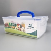조은락 투명 밀폐 용기 4L, 1개