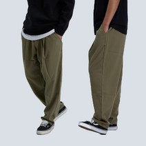 위어도 데일리 빅사이즈 오버핏 가을 와이드 팬츠