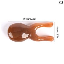 2개세트 괄사 스톤 마사지 얼굴지압 수지 플라스틱 포크 플레이트 코 침술 얼굴 리프팅 스크래핑 페이셜 구 아슈 도구, 19