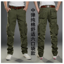밀리터리바지 2020뉴타입 가을겨울 카고바지 남자스판 순면 캐주얼 야외 루즈핏 일자핏 내마모 노동보호 작엄 바지