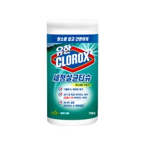 유한양행 [본사직영] 유한크로락스 세정살균티슈 후레쉬 센트 75매, 559g, 1개