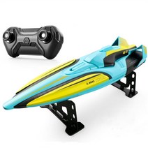 rc 보트 2023 인기 35 KMH RC 고속 레이싱 스피드 원격 제어 선박 워터 게임 장난감 선물, green