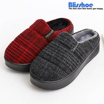 블리슈 플로라 털슬리퍼 5cm 키높이슬리퍼 통굽퍼슬리퍼 사무실화