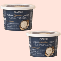 피코크 에이클래스 시그니처 그릭요거트 450g X2개 8.1천억 복합유산균, 피코크 에이클래스 시그니처 그릭요거트 450g X2
